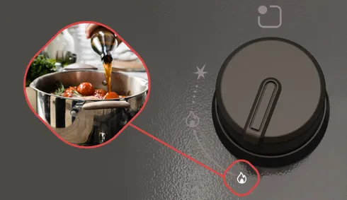 Фиксированное положение малого пламени