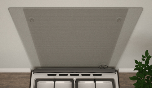 Крышка из закаленного стекла