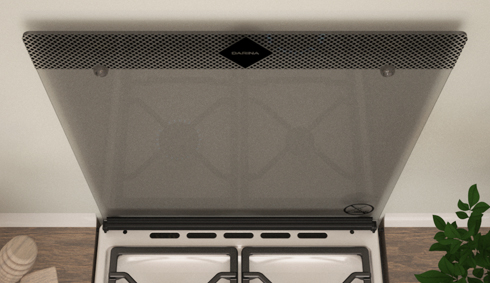 Крышка из закаленного стекла